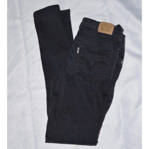 Levi's Black 710 Super Skinny Jeans size 14R